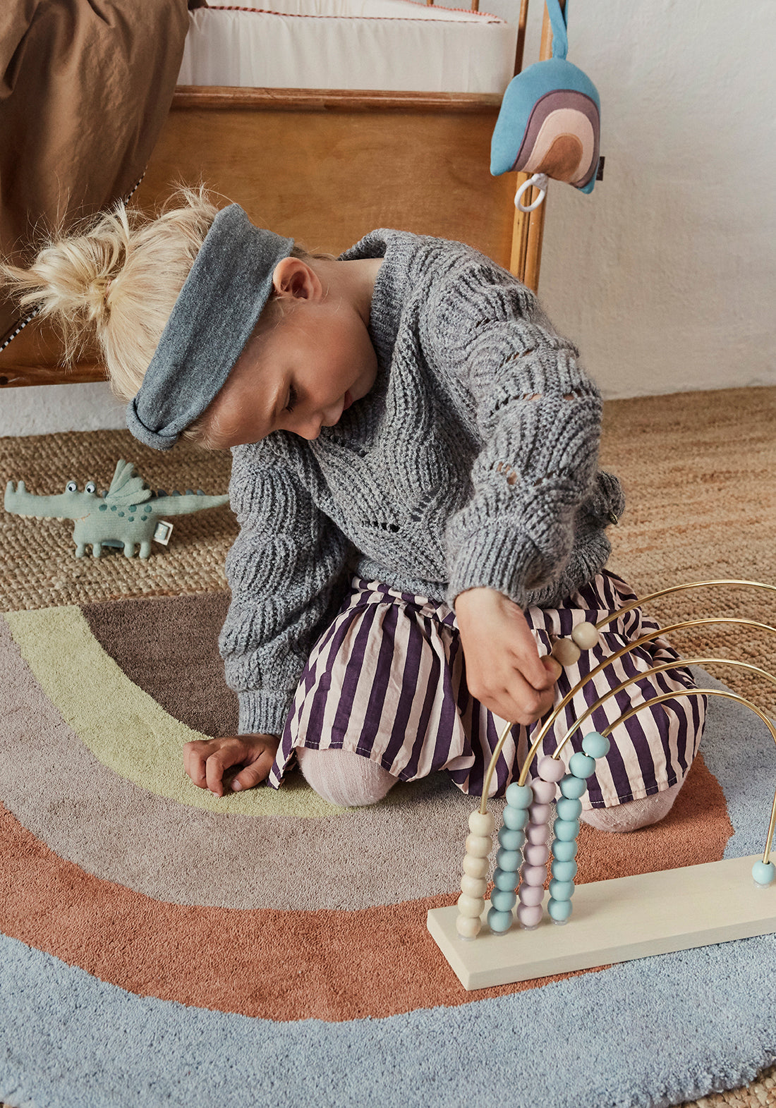 Abacus Rainbow - Nature Wooden Toy OYOY 
