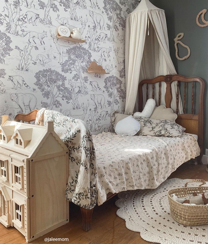 Alma Ecru Child Crochet Carpet