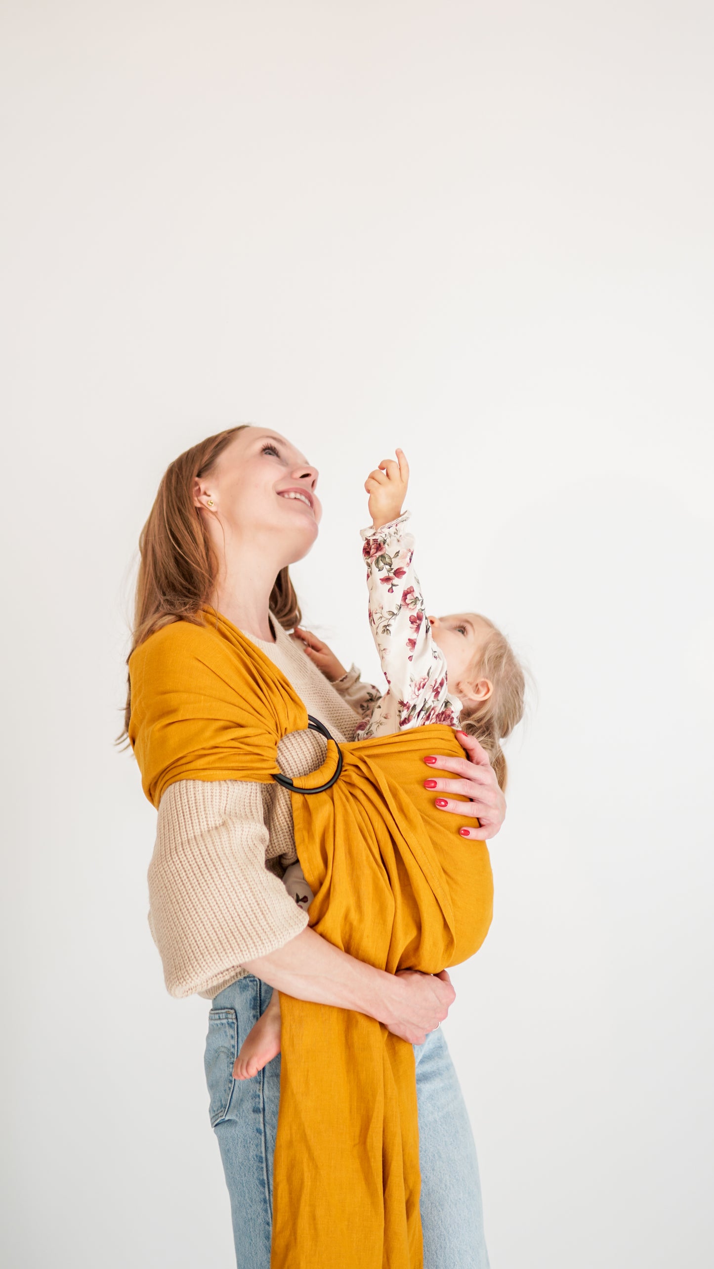 Linen Ring Sling: Aspen