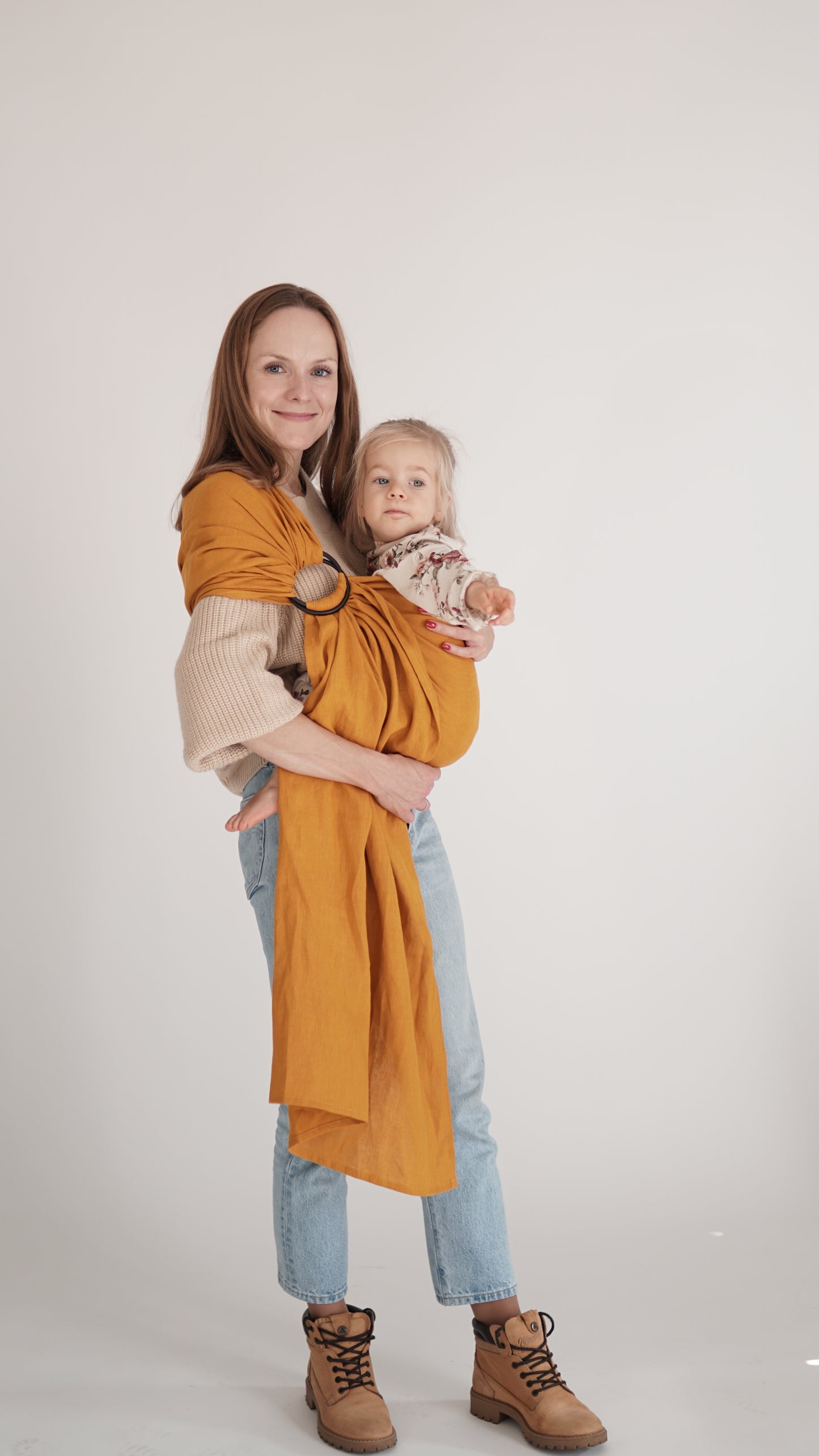 Linen Ring Sling: Aspen