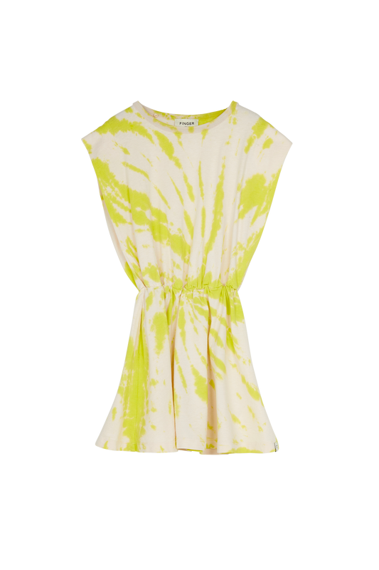 BILLIE Fluo Lime Tie & Dye - Sleeveless Dress | Women
