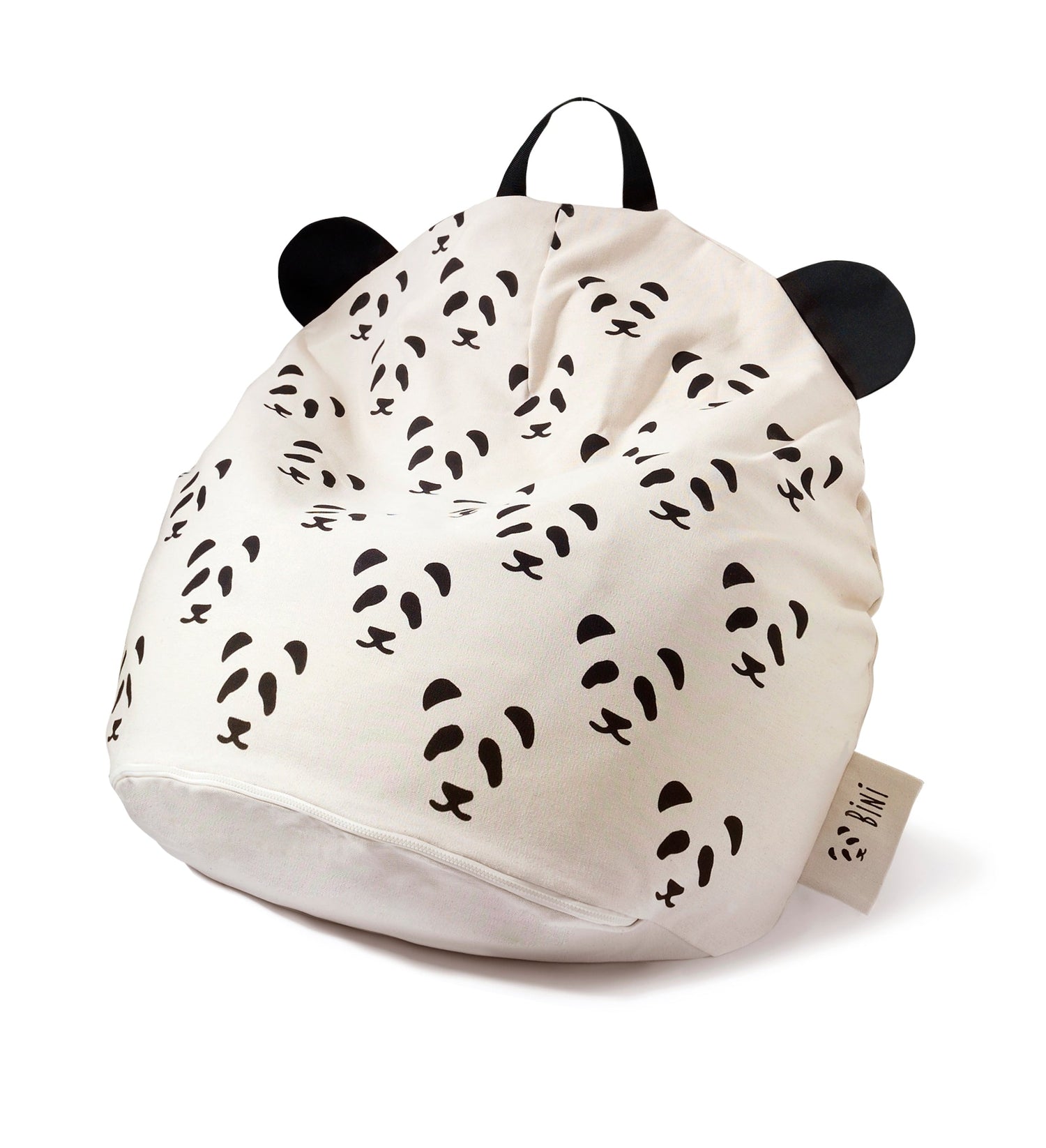 Bini with pandas black handle Beanbags Bini 