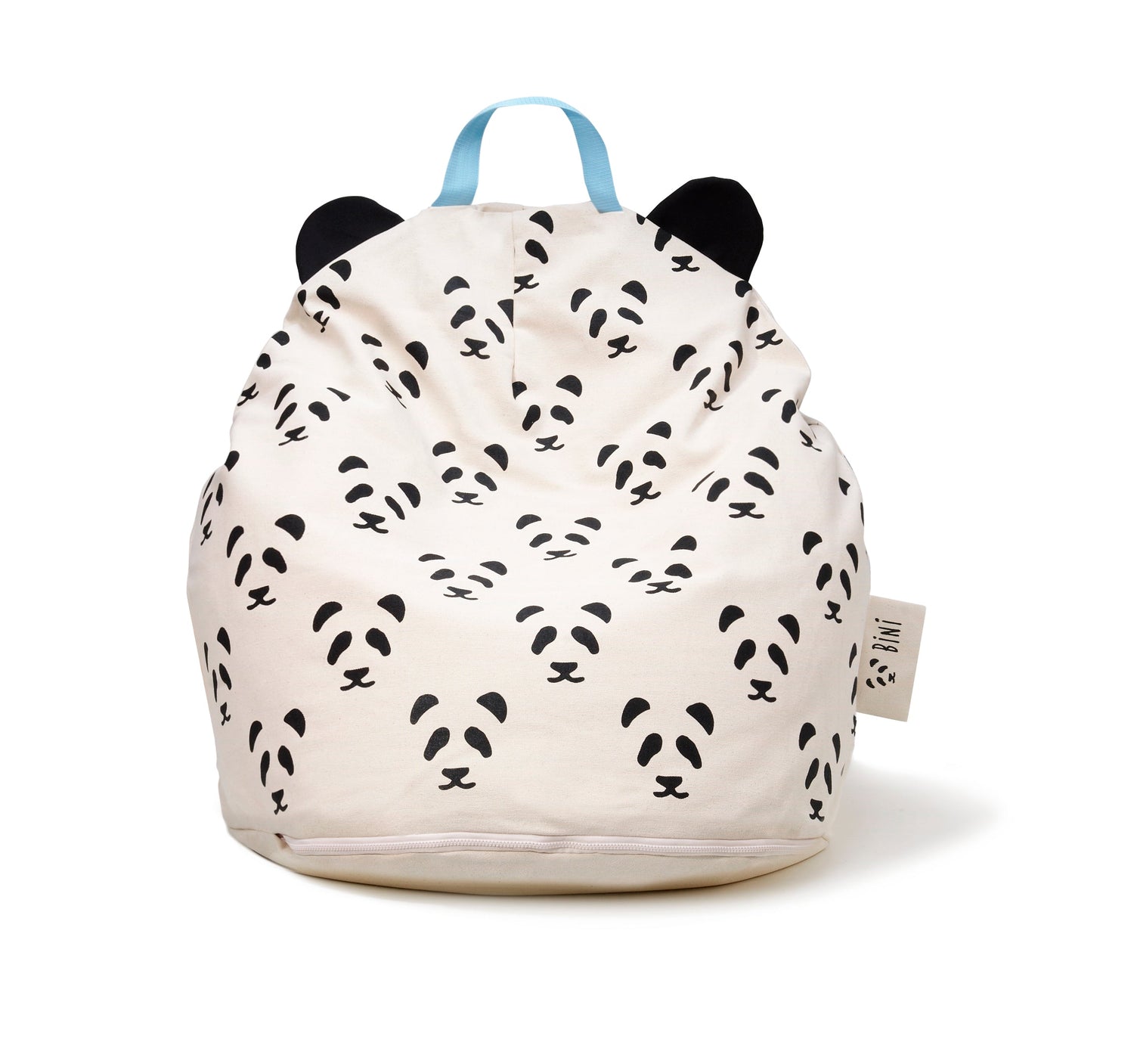 Bini with pandas blue handle Beanbags Bini 