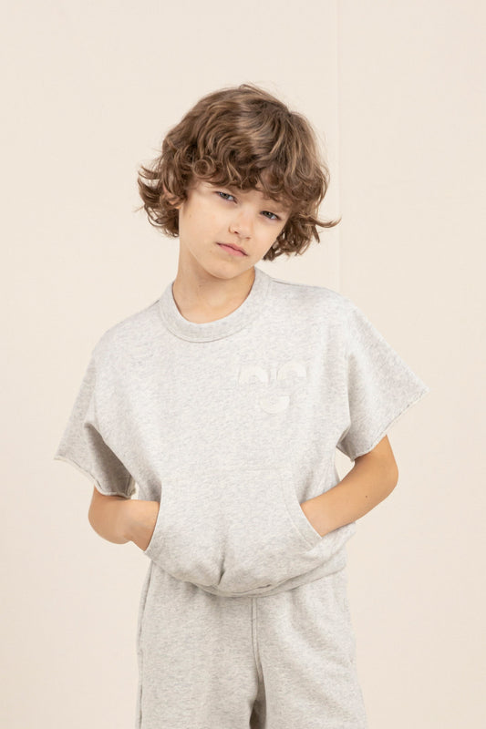 BOLT Heather Ecru Macaroni - Short Sleeve Sweater | Women