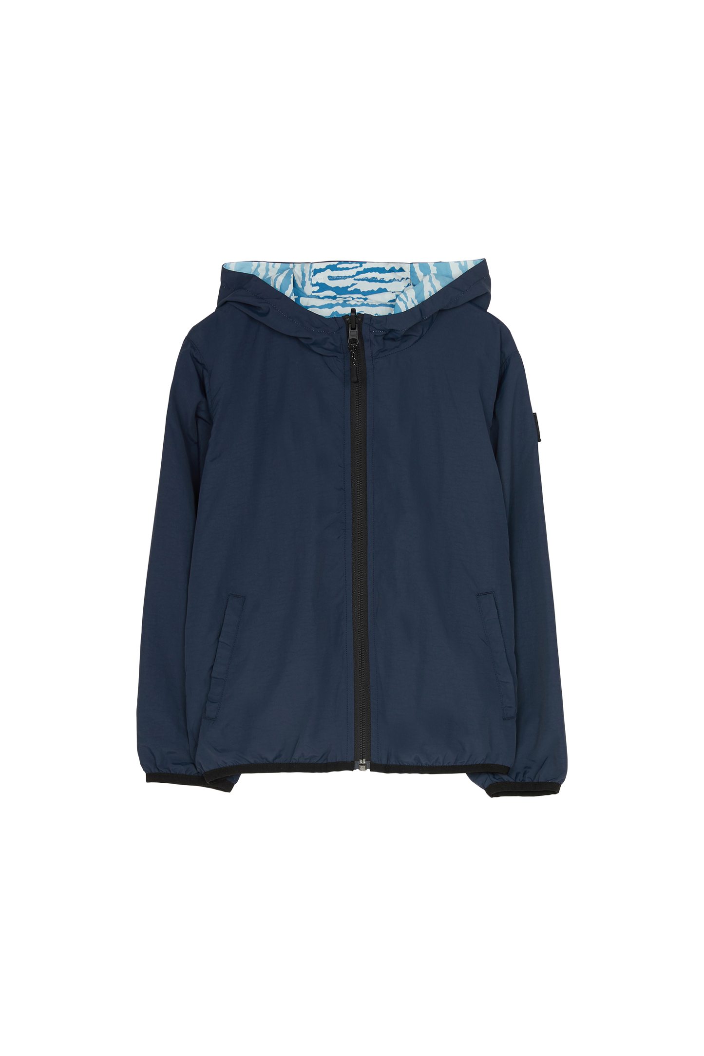 BUCKLEY WIND Dream Blue Cloud - Reversible Hooded Jacket