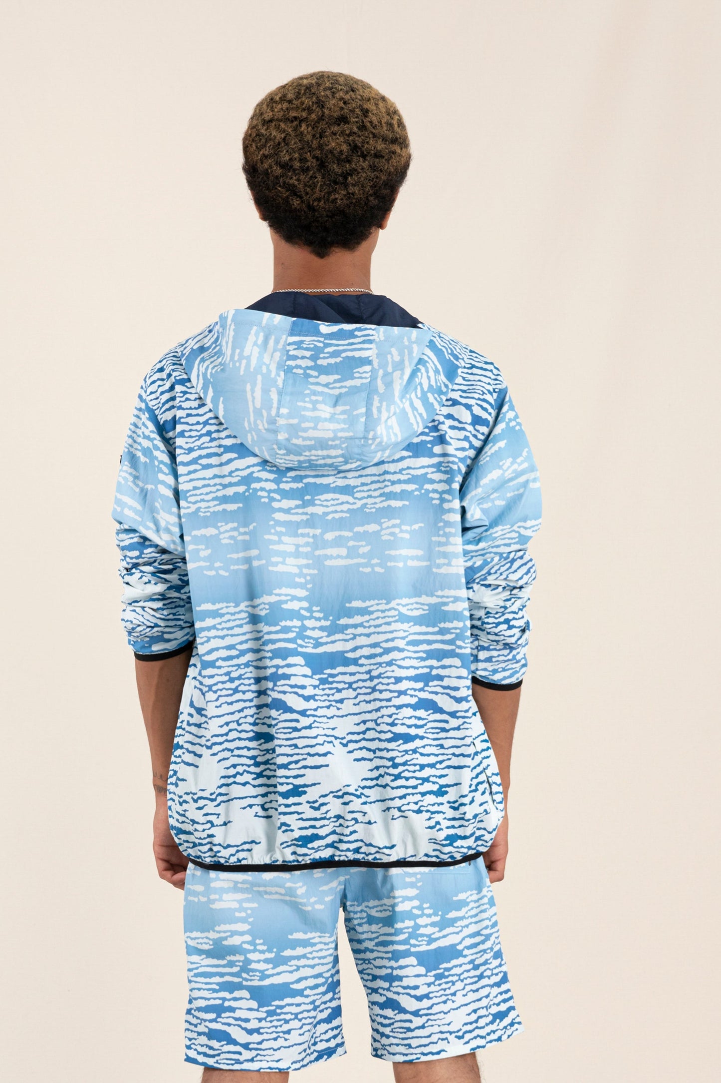 BUCKLEY WIND Dream Blue Cloud - Reversible Hooded Jacket | Women