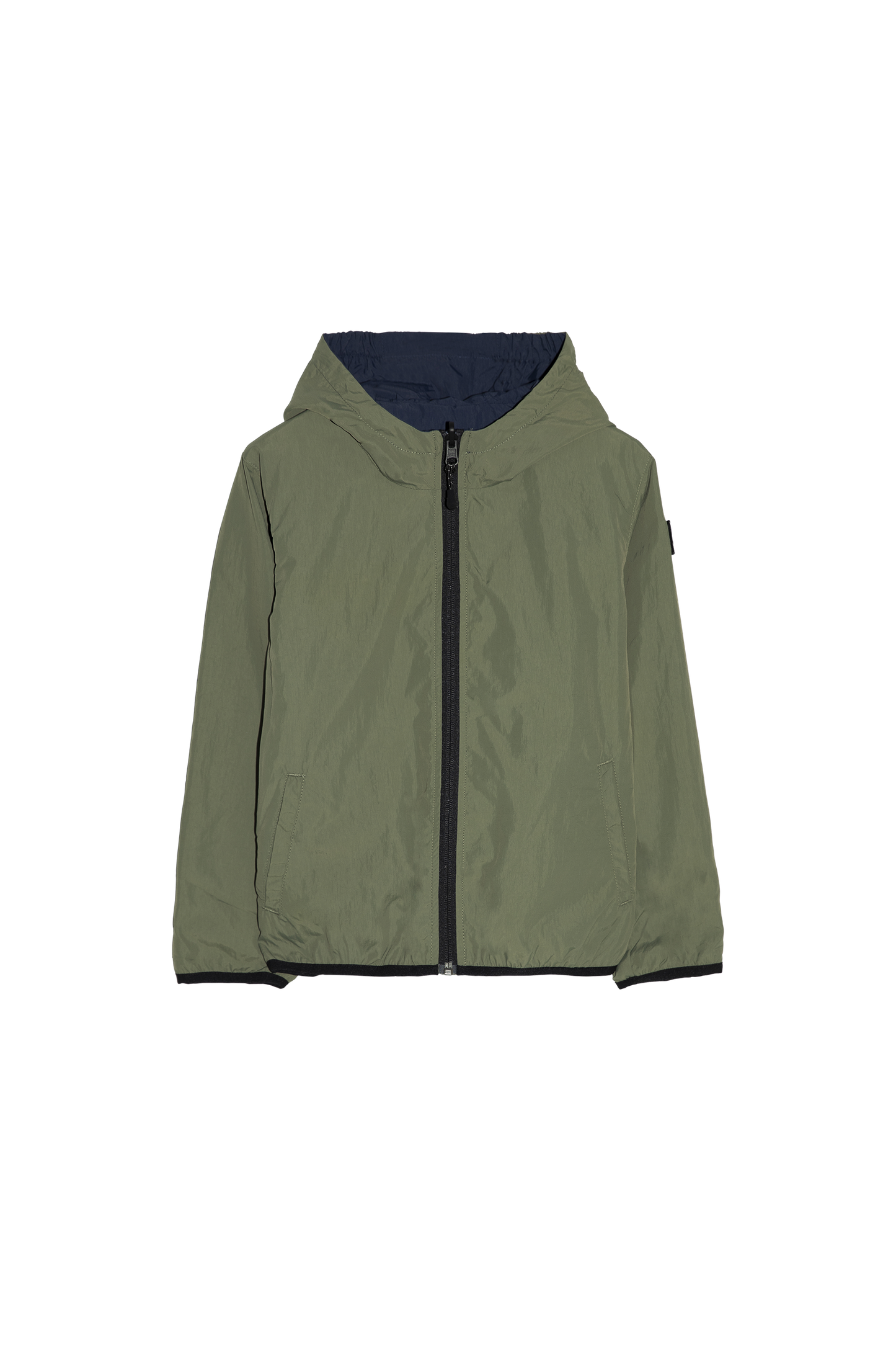 BUCKLEY WIND Khaki - Reversible Hooded Jacket