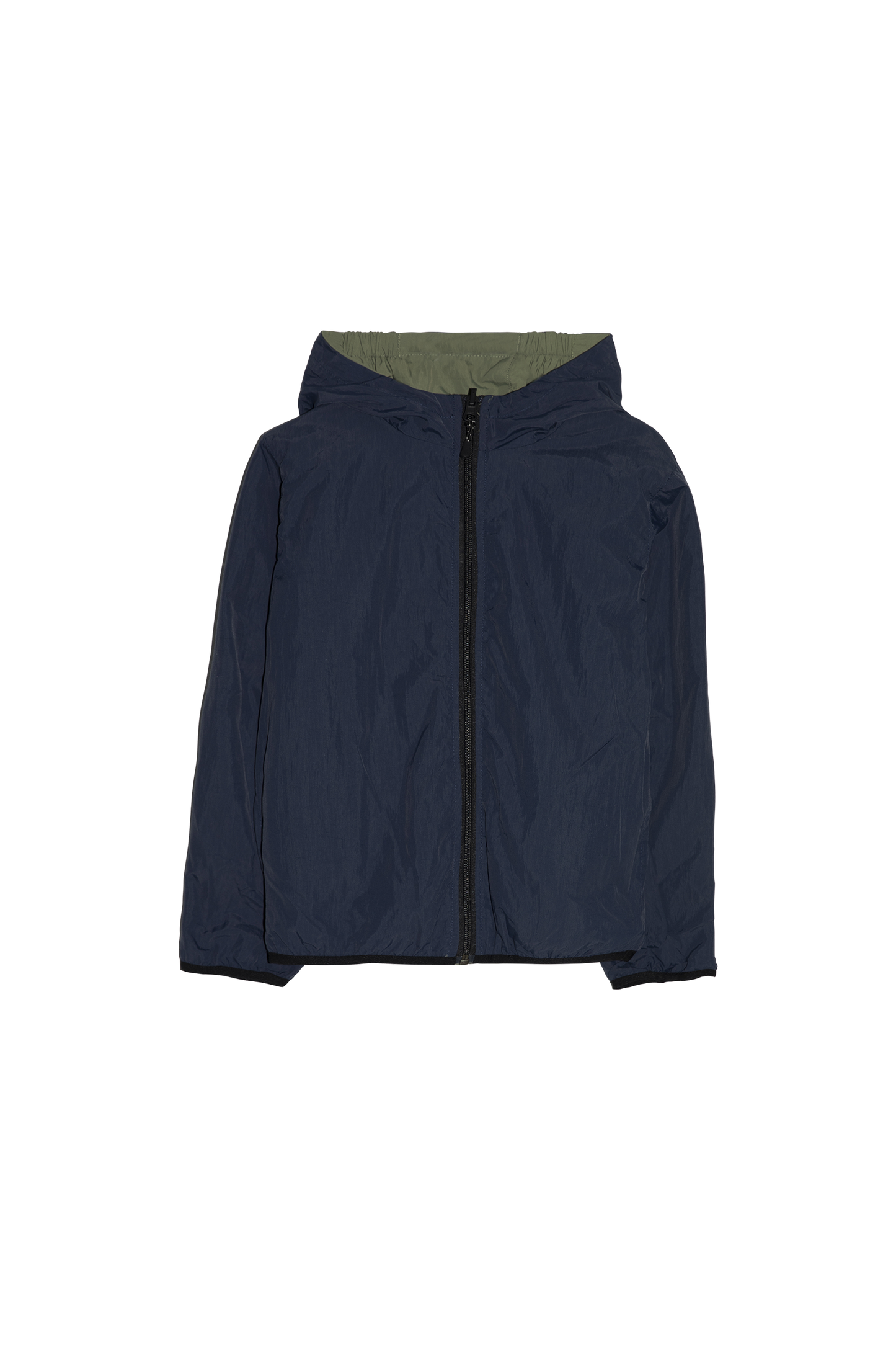 BUCKLEY WIND Khaki - Reversible Hooded Jacket