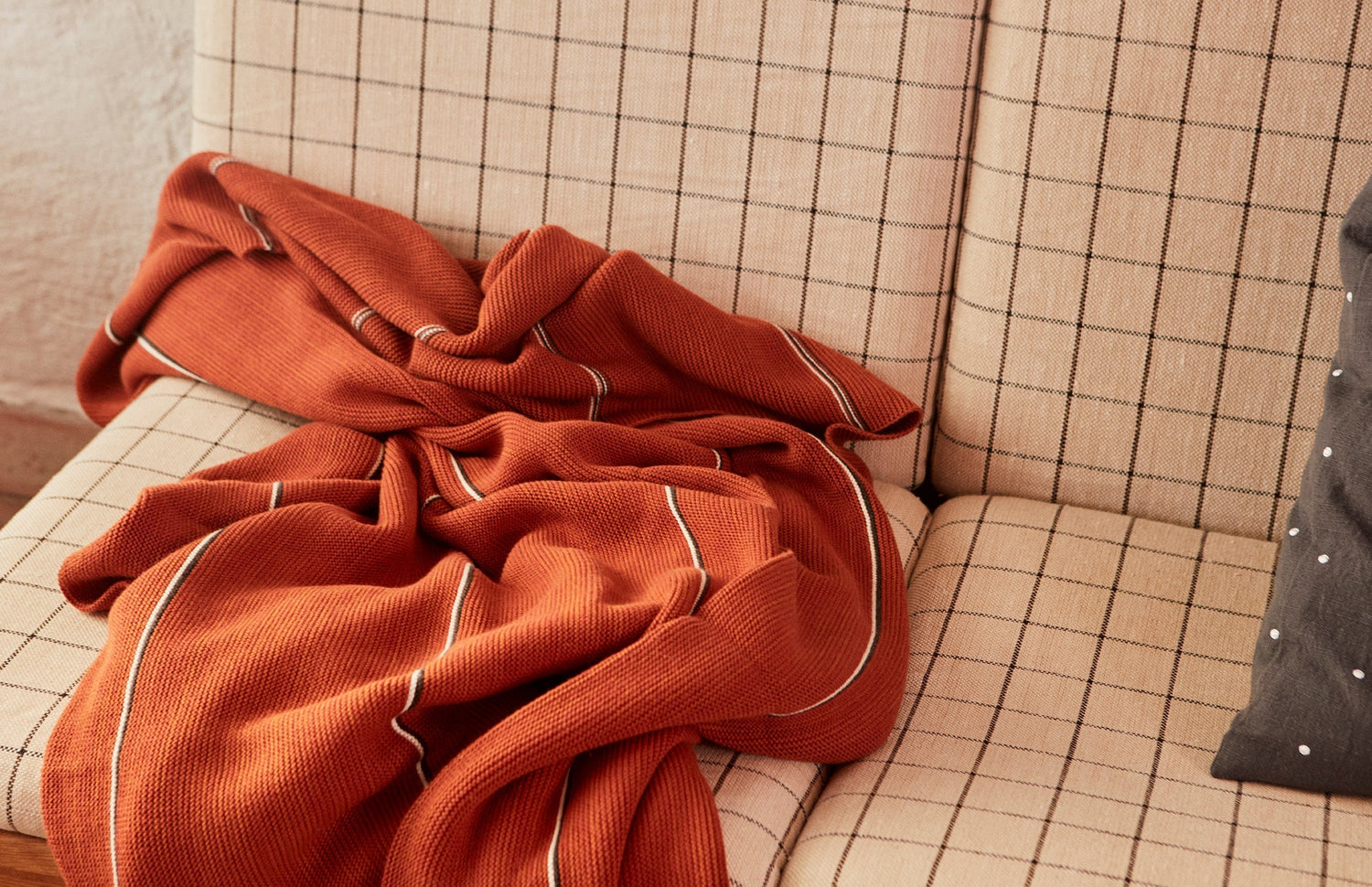Blanket Rivi Living - Nutmeg Blankets OYOY 