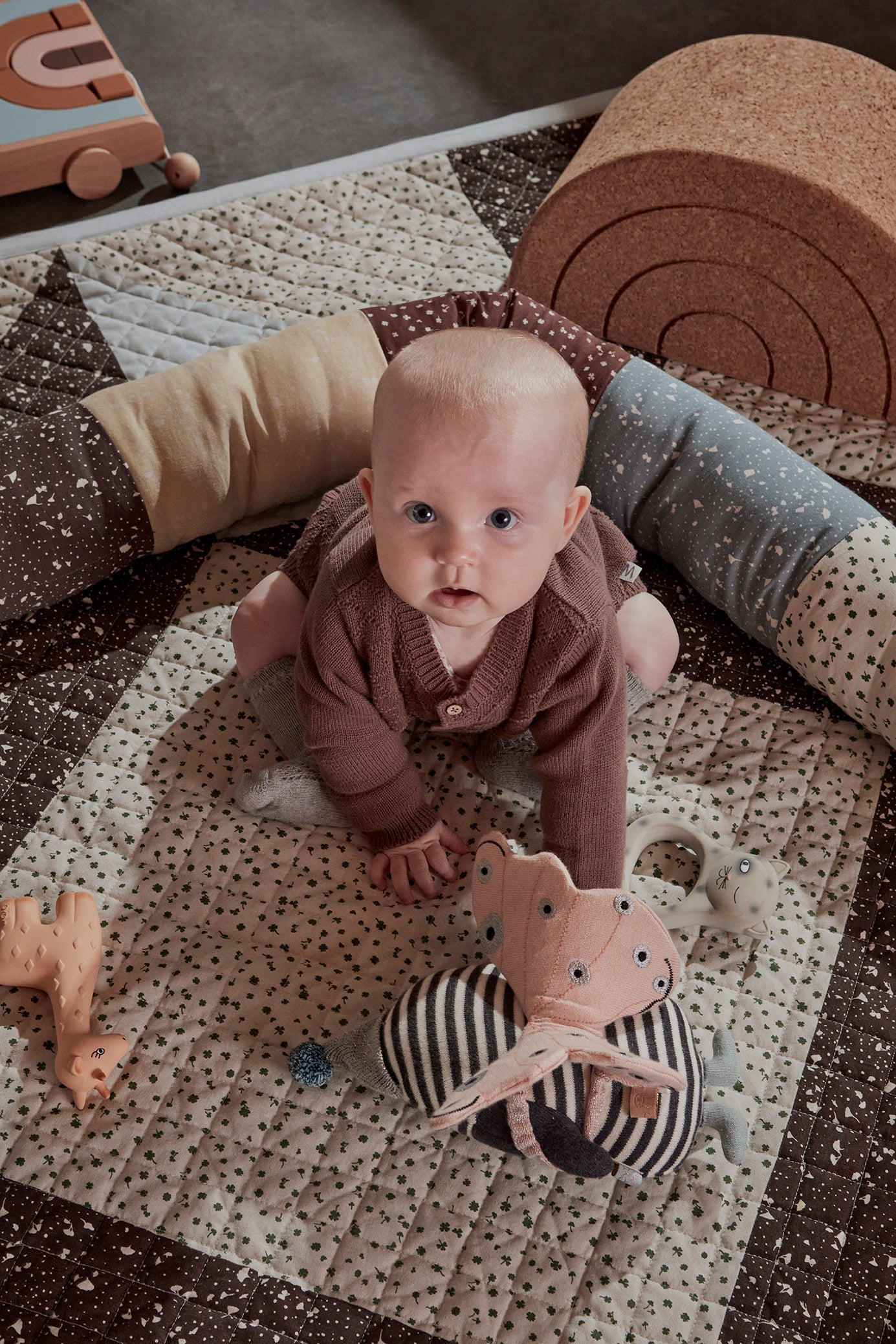 Blanket Aya Quiltet - Multi Plaid OYOY 