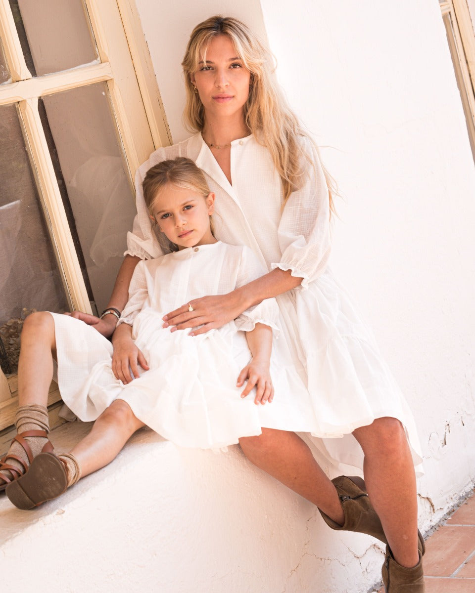 Cala Dress White Dresses Cosmosophie 