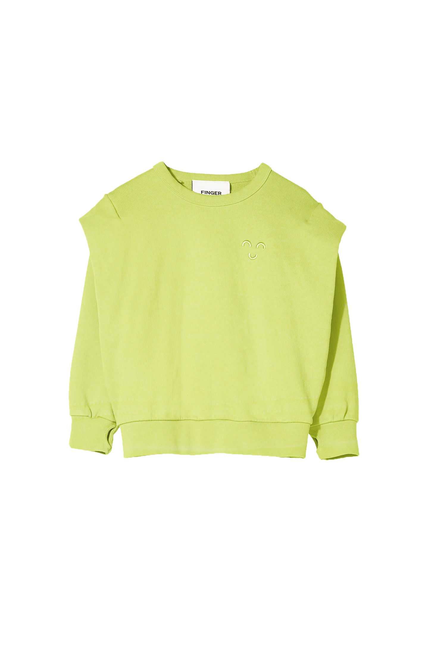 CARLY Lime - Rounded Effect Sweater | Women