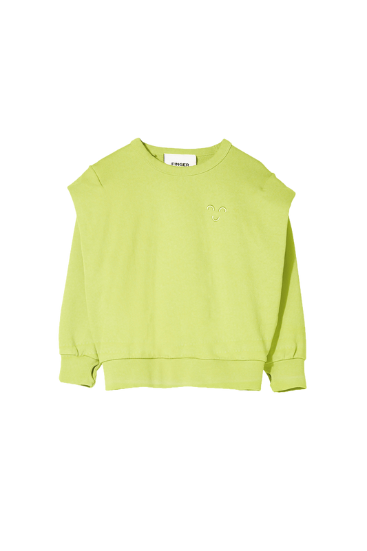 CARLY Lime - Rounded Effect Sweater | Women