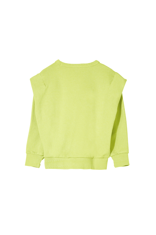 CARLY Lime - Rounded Effect Sweater | Women