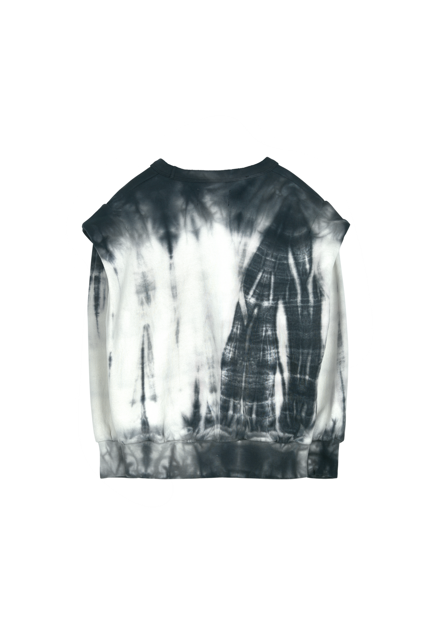 CARLY Off White Tie & Dye - Rounded Effect Sweater