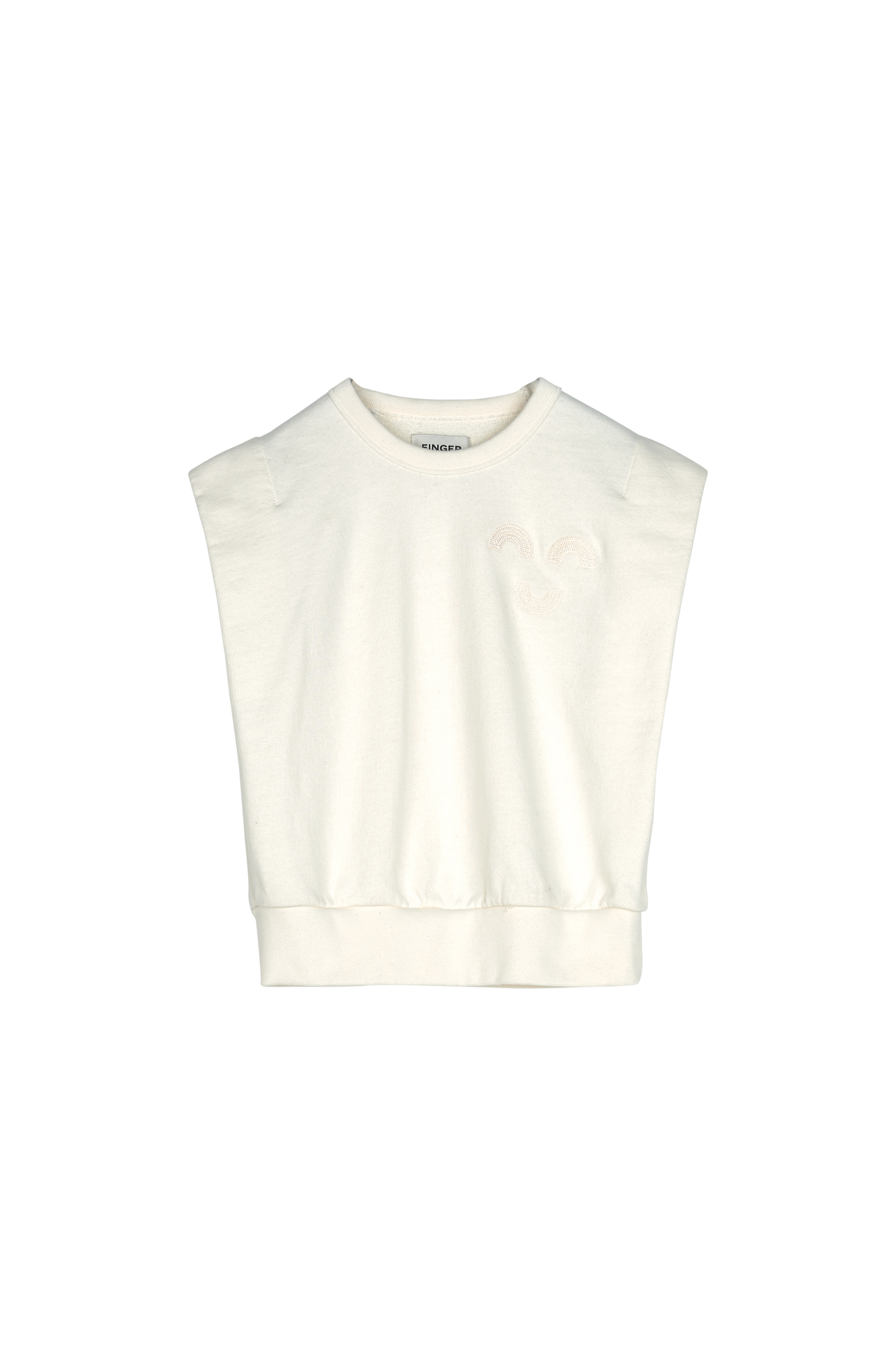CAROL Off White Macaroni - Rounded Effect Sweater | Women