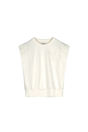 CAROL Off White Macaroni - Rounded Effect Sweater | Women