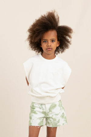 CAROL Off White Macaroni - Rounded Effect Sweater | Women