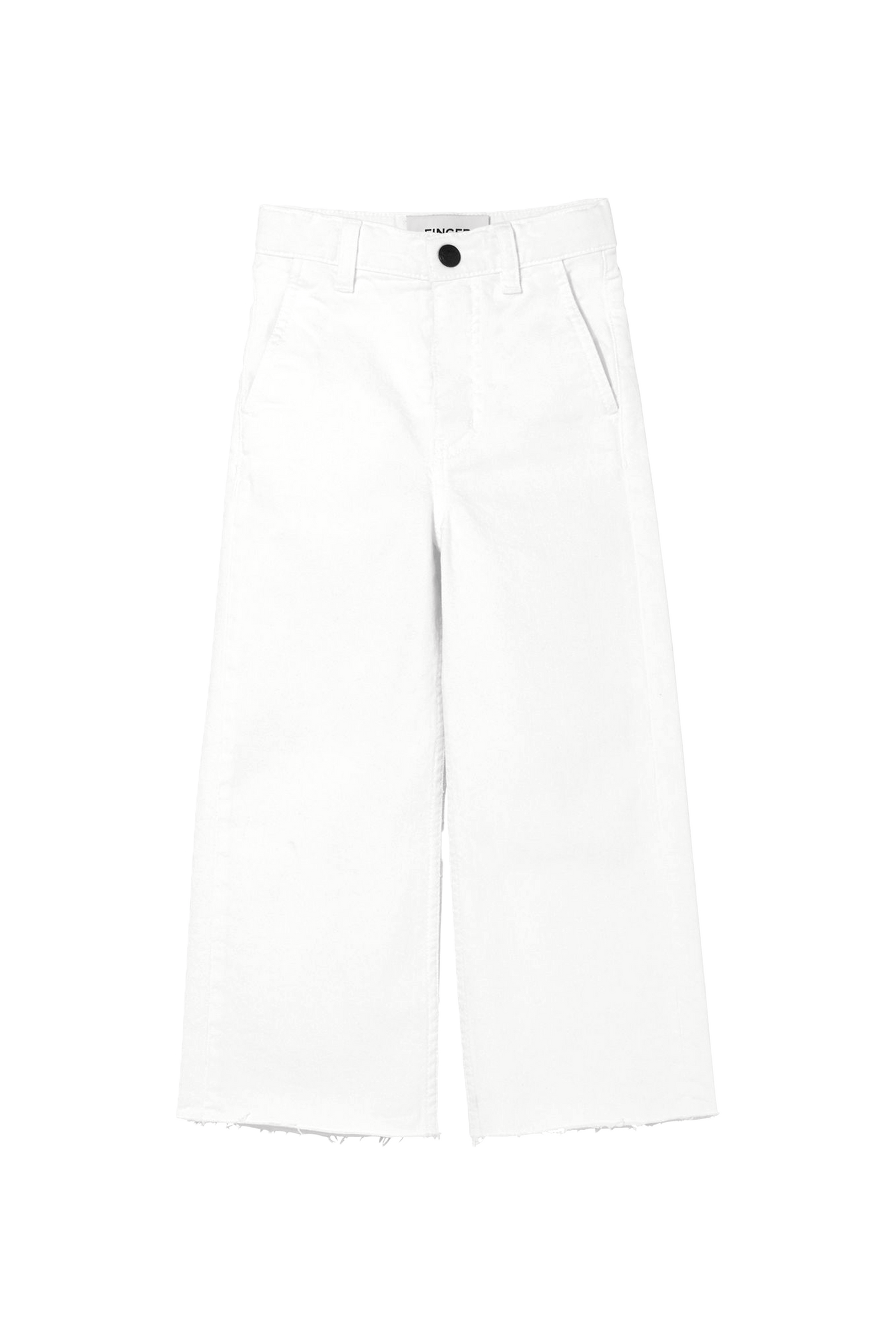 CHARLIE White - Loose Fit Cropped Jeans