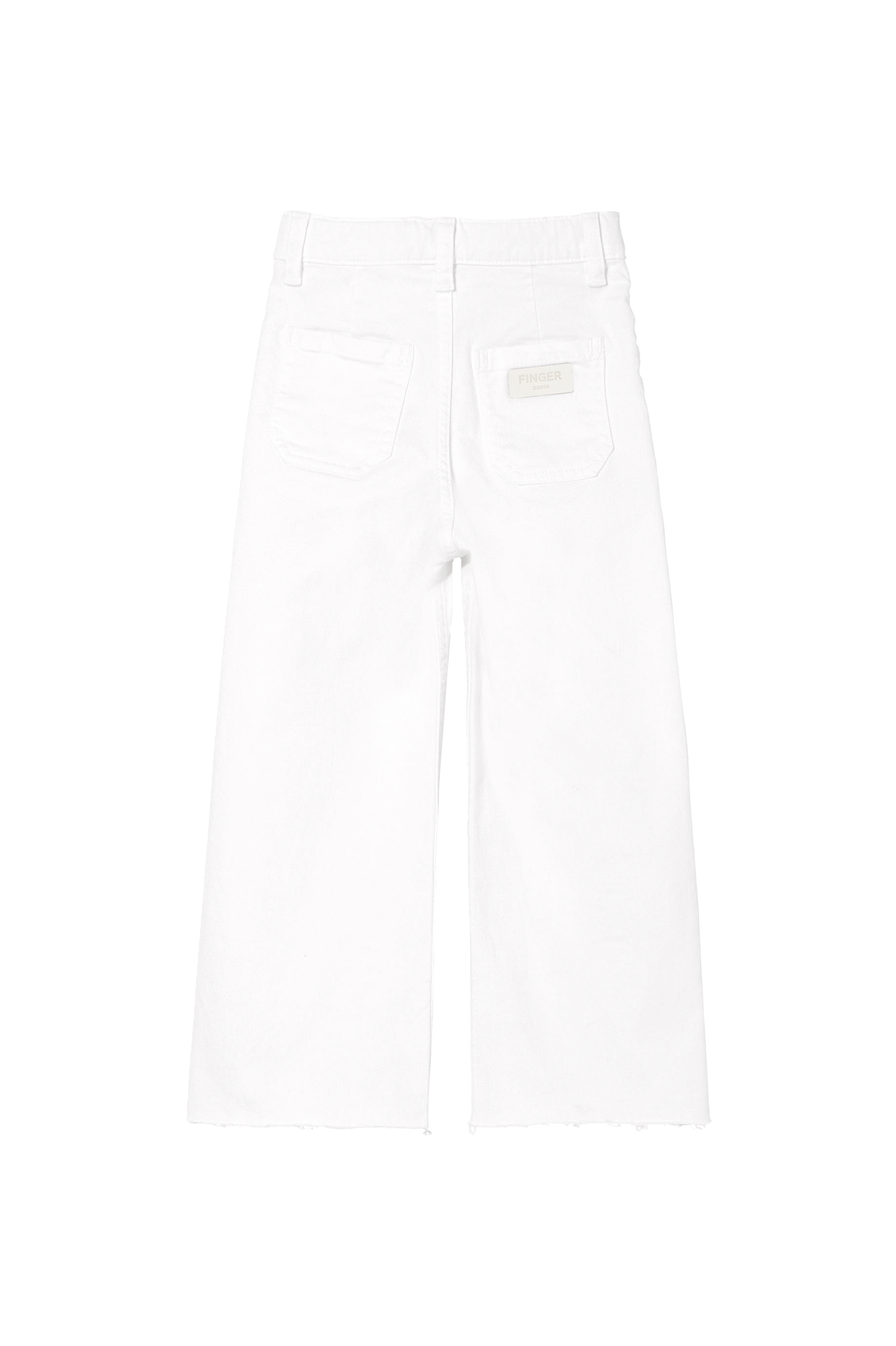 CHARLIE White - Loose Fit Cropped Jeans | Women