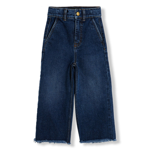 Charlie Medium Blue - Loose Fit Cropped Jeans |Women Womenswear Finger in the nose 