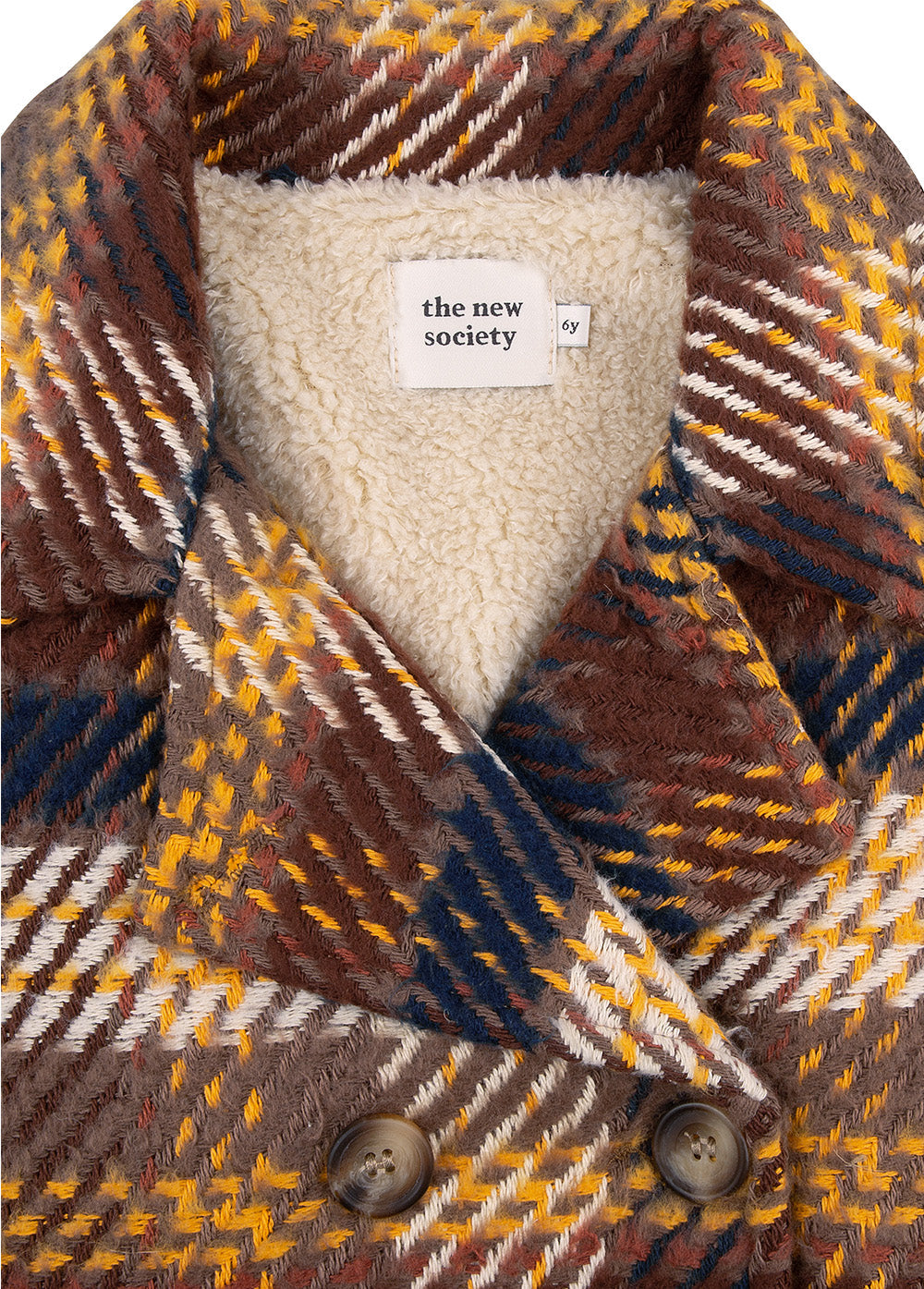 Check Coat Second Life Outerwear The New Society 