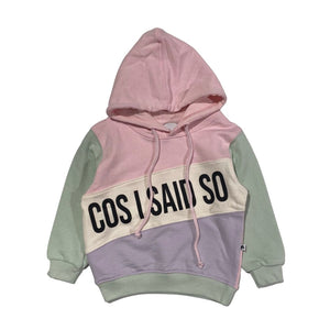 Cos I Said So Color Block Hoodie: Rose