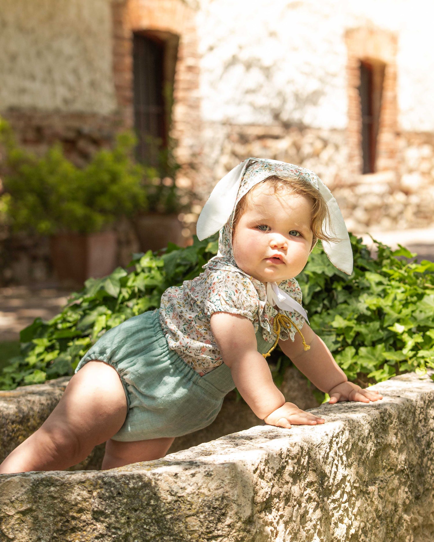 Coco Shirt Garden Print Baby Tops Cosmosophie 