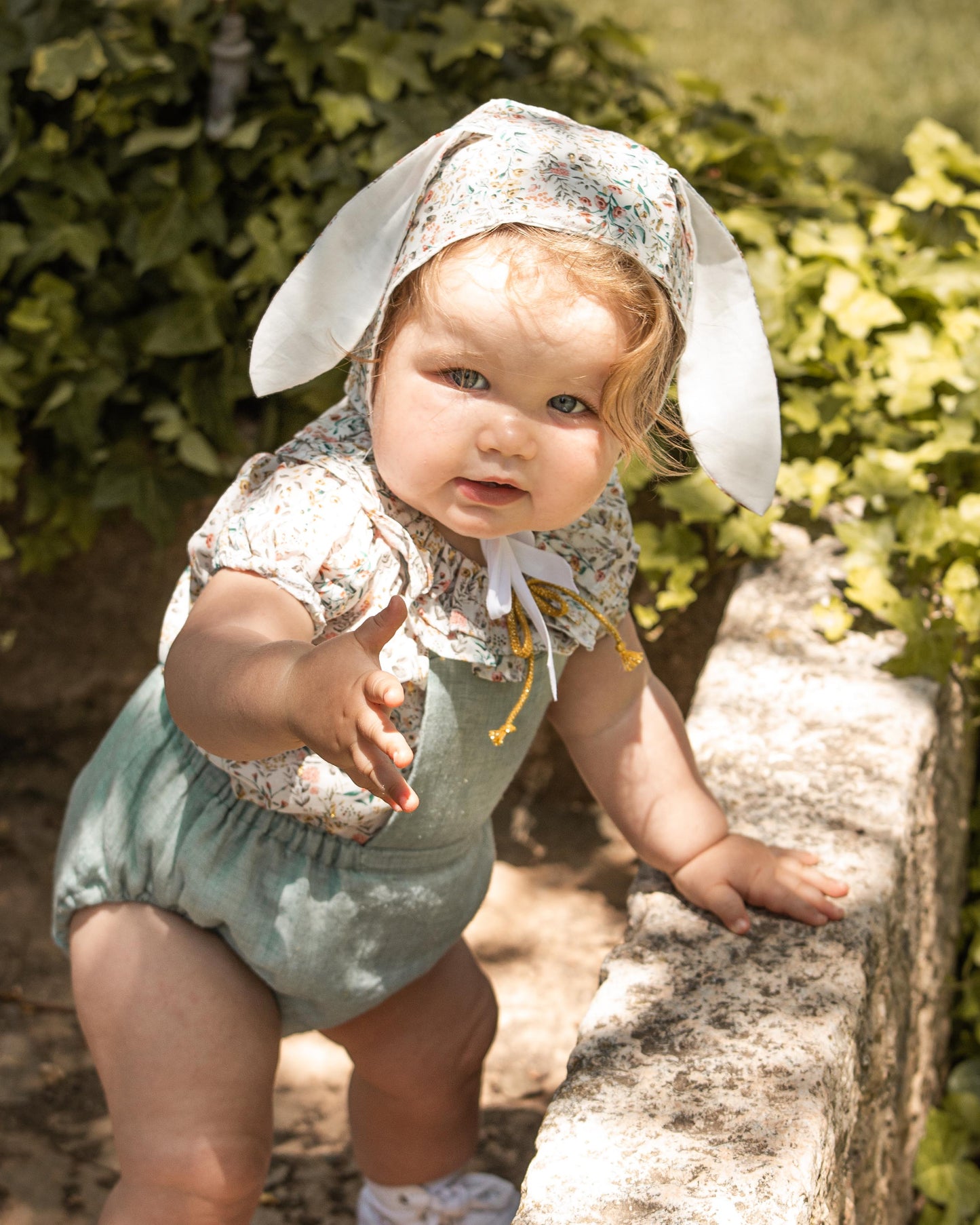 Coco Shirt Garden Print Baby Tops Cosmosophie 