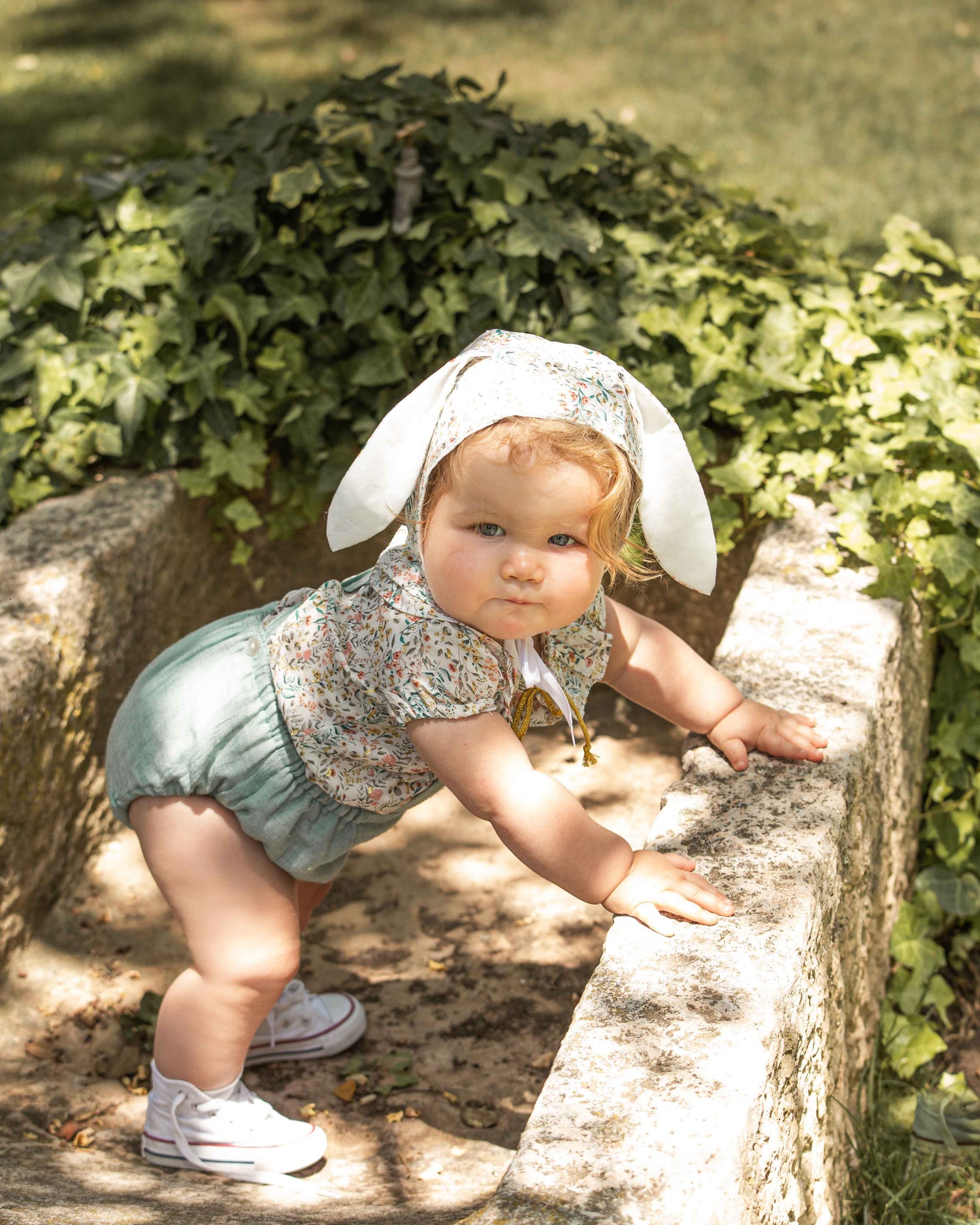 Coco Shirt Garden Print Baby Tops Cosmosophie 