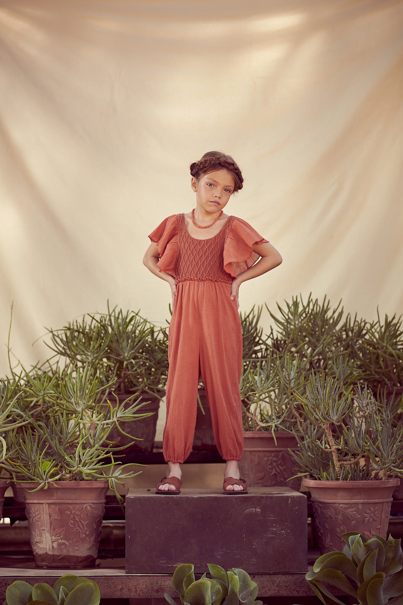 Combined overall Jumpsuits Coco au lait 