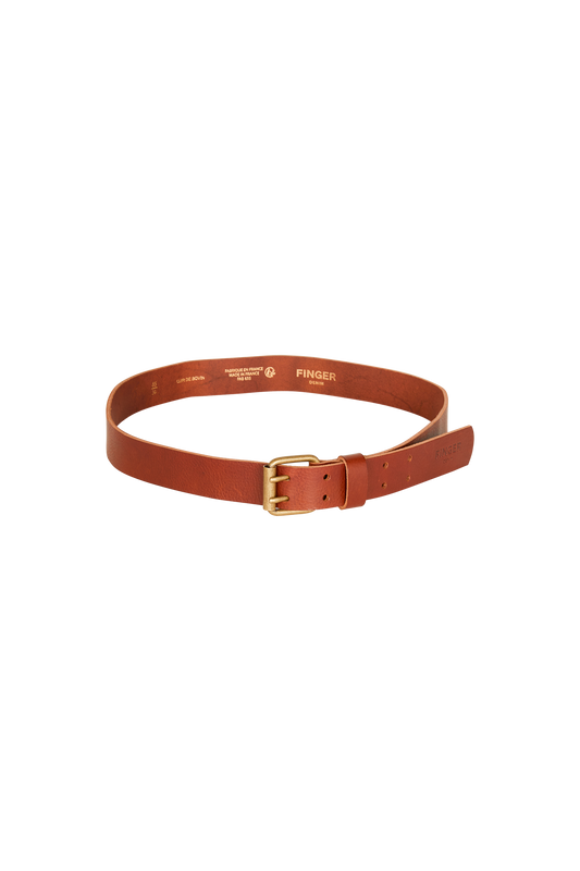 CURTIS Brown - Leather Belt