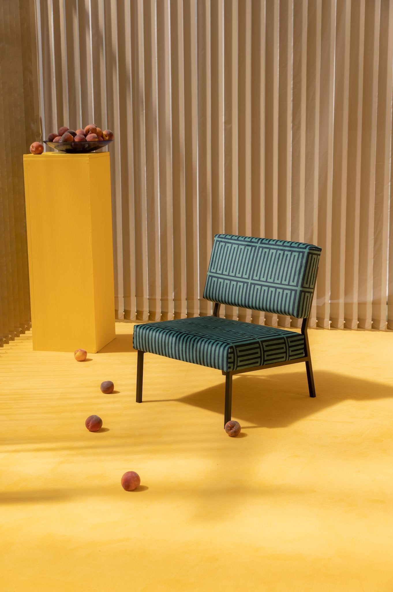 Elios Chair Green and Blue Kids Chairs Babel Brune 