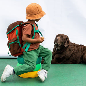 Eddi Backpack Choclate Textiles Nofred 