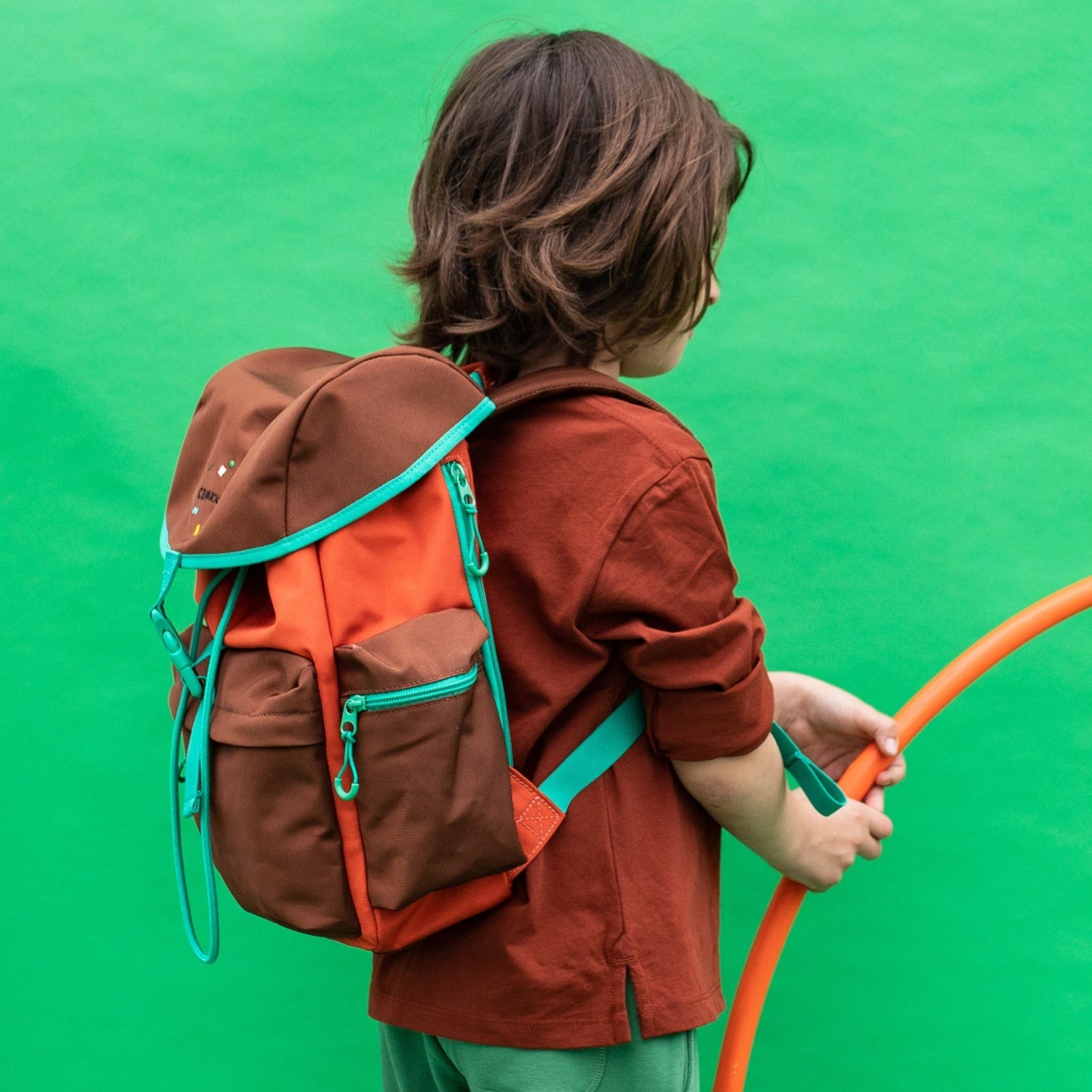 Eddi Backpack Choclate Textiles Nofred 