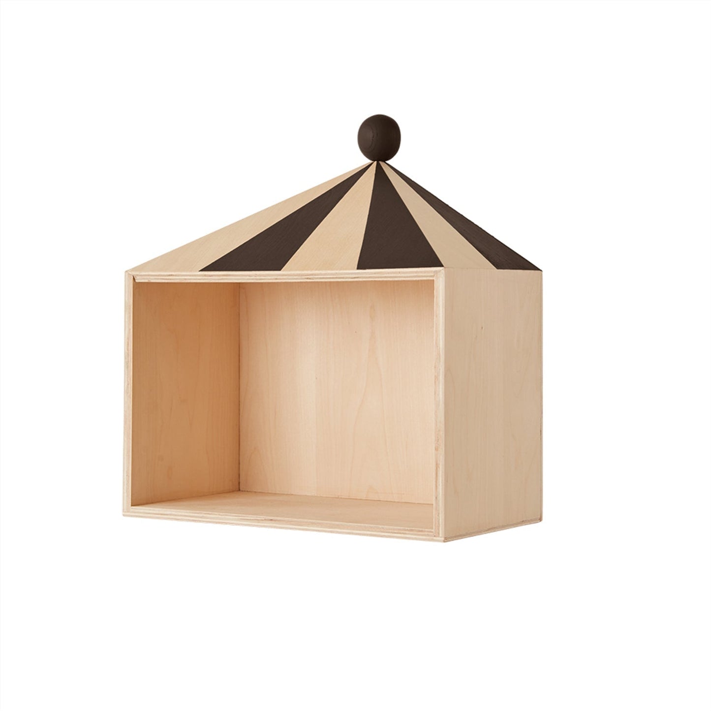 Circus Shelf - Low - Nature / Dark Shelf OYOY 