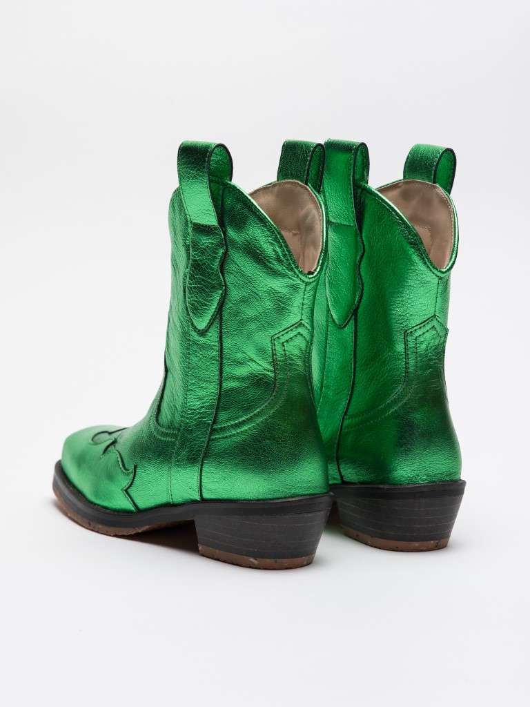 Citron Metallic Green Shoes Maison Mangostan 