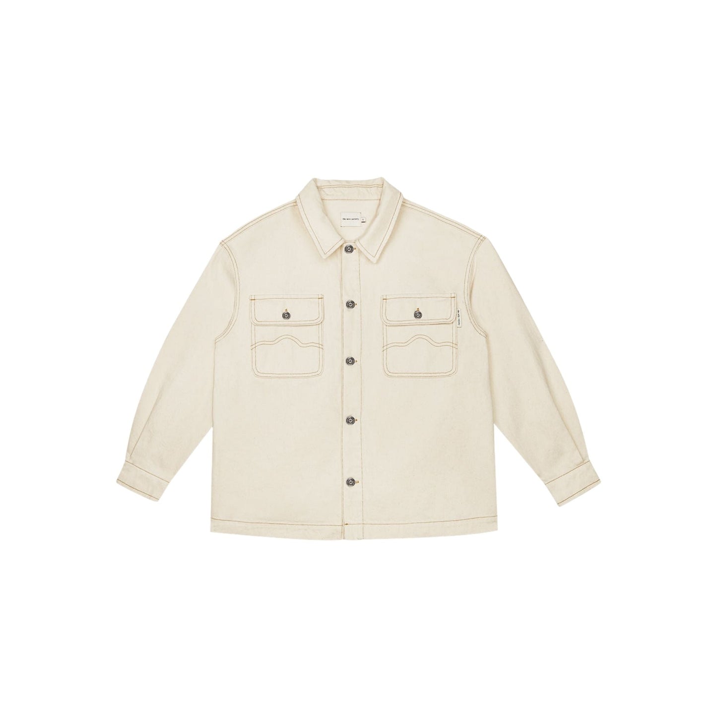 Raw Denim Woman Overshirt Womenswear The New Society 