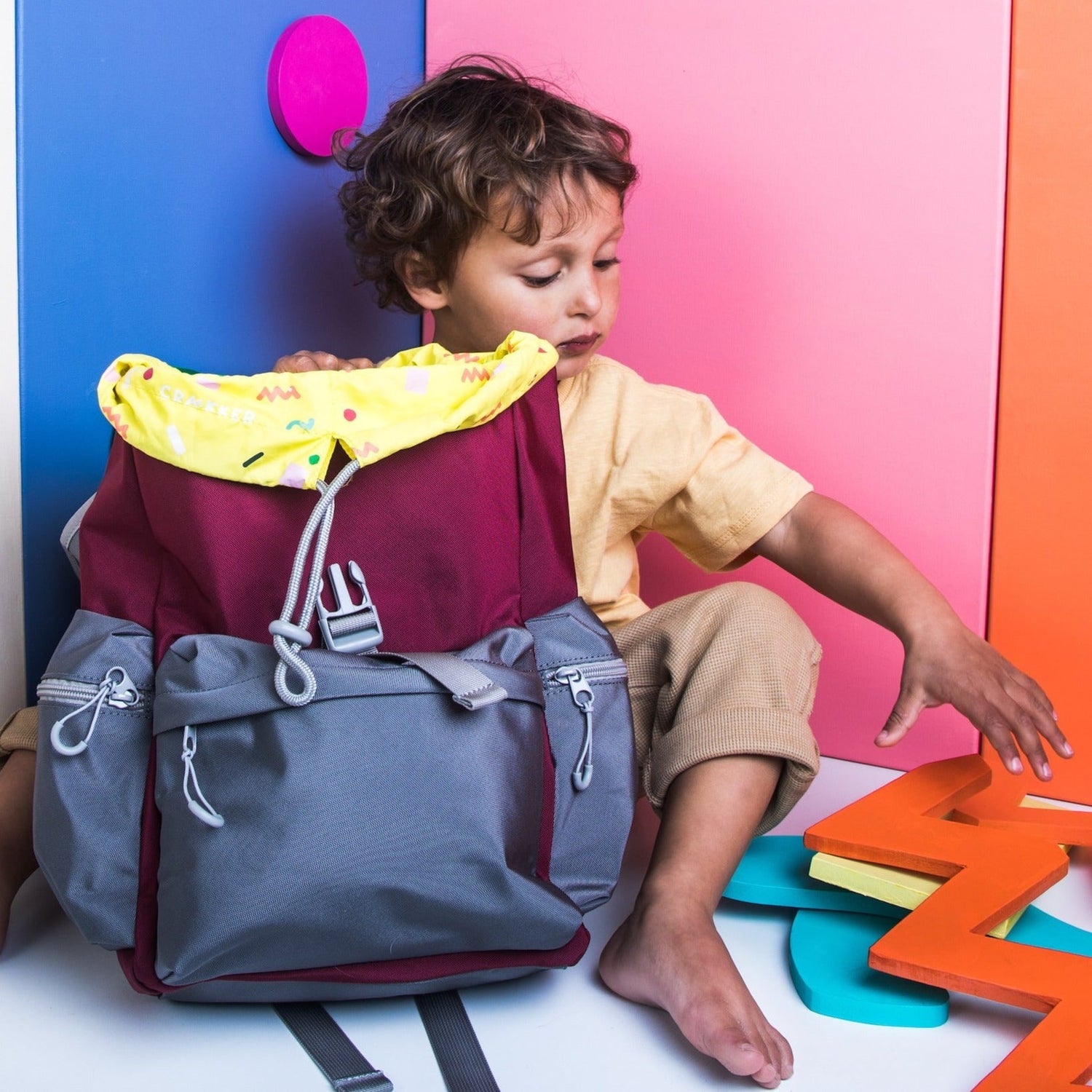Eddi Backpack Bordeaux Textiles Nofred 