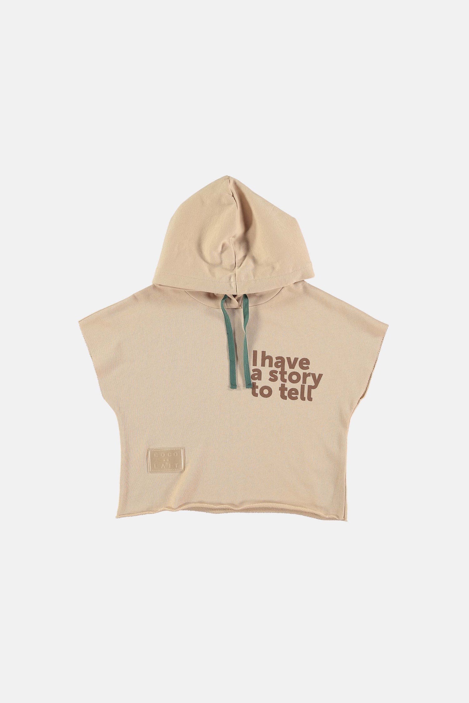 Dirty pink raw hoodie Sweatshirts Coco au lait 