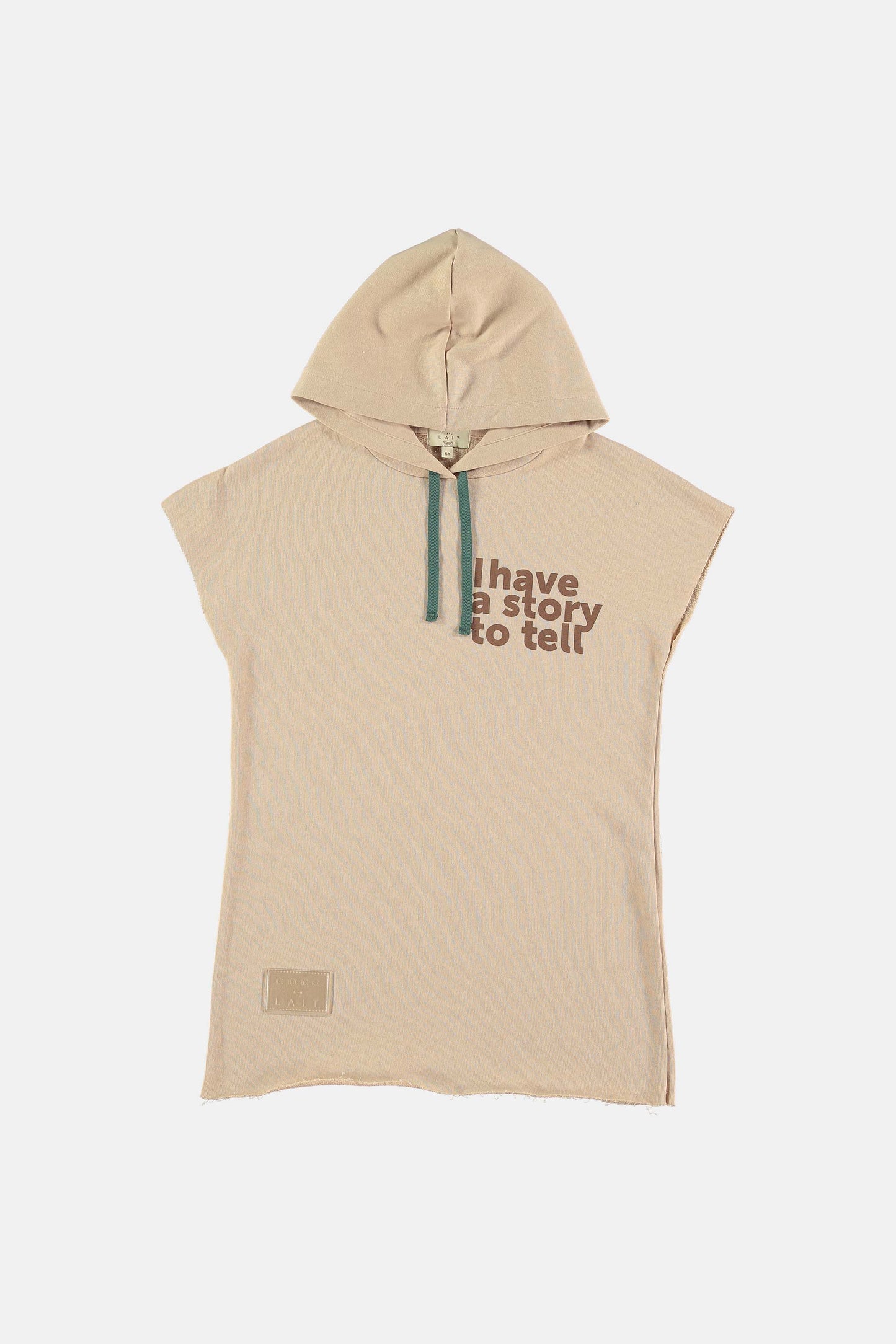 Dirty pink raw hoodie dress Dresses Coco au lait 
