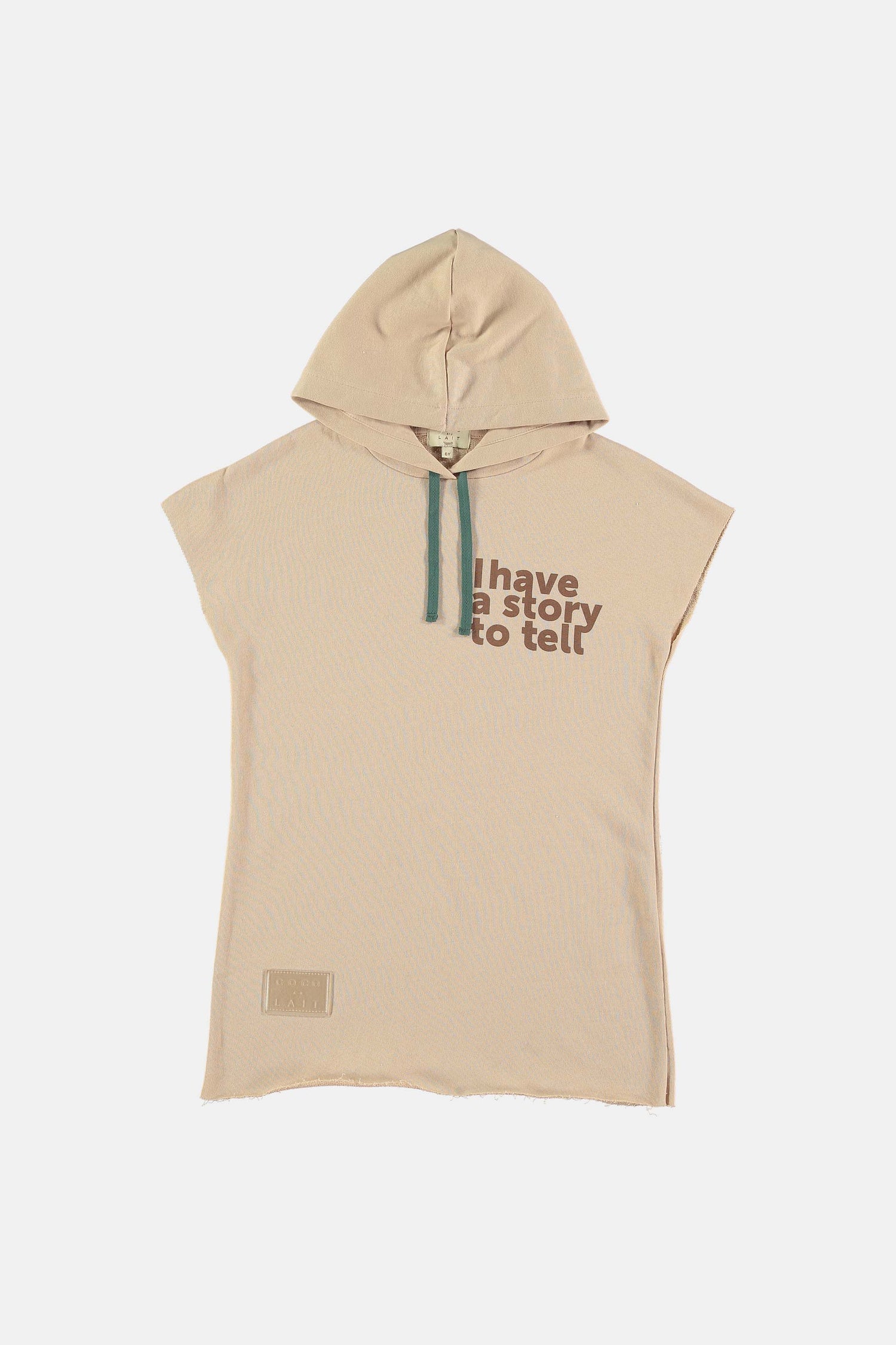 Dirty pink raw hoodie dress Dresses Coco au lait 