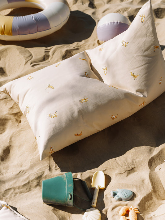 Beige Tiger Big Lounger