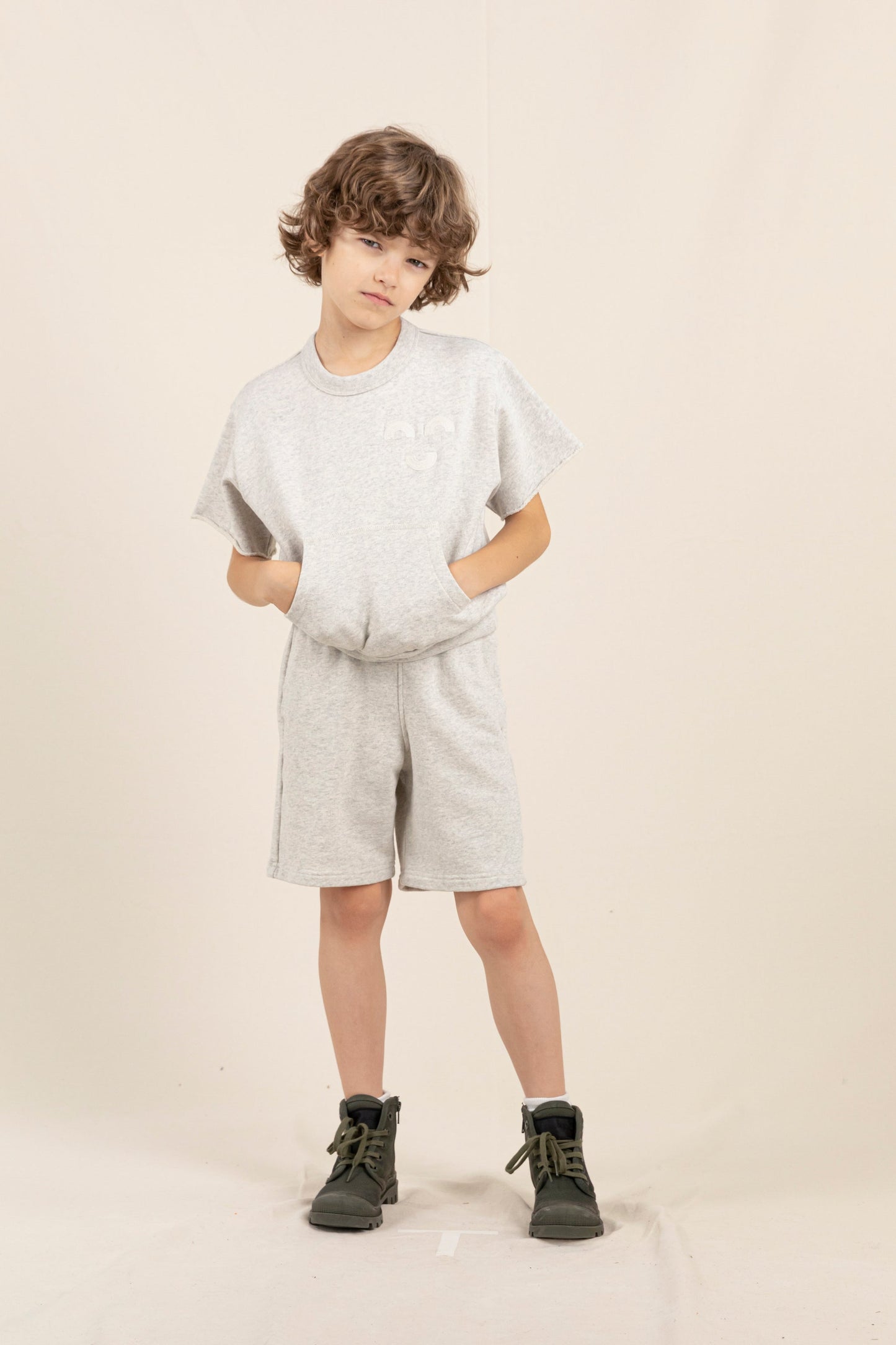 DUNK Heather Ecru - Bermuda Shorts | Women