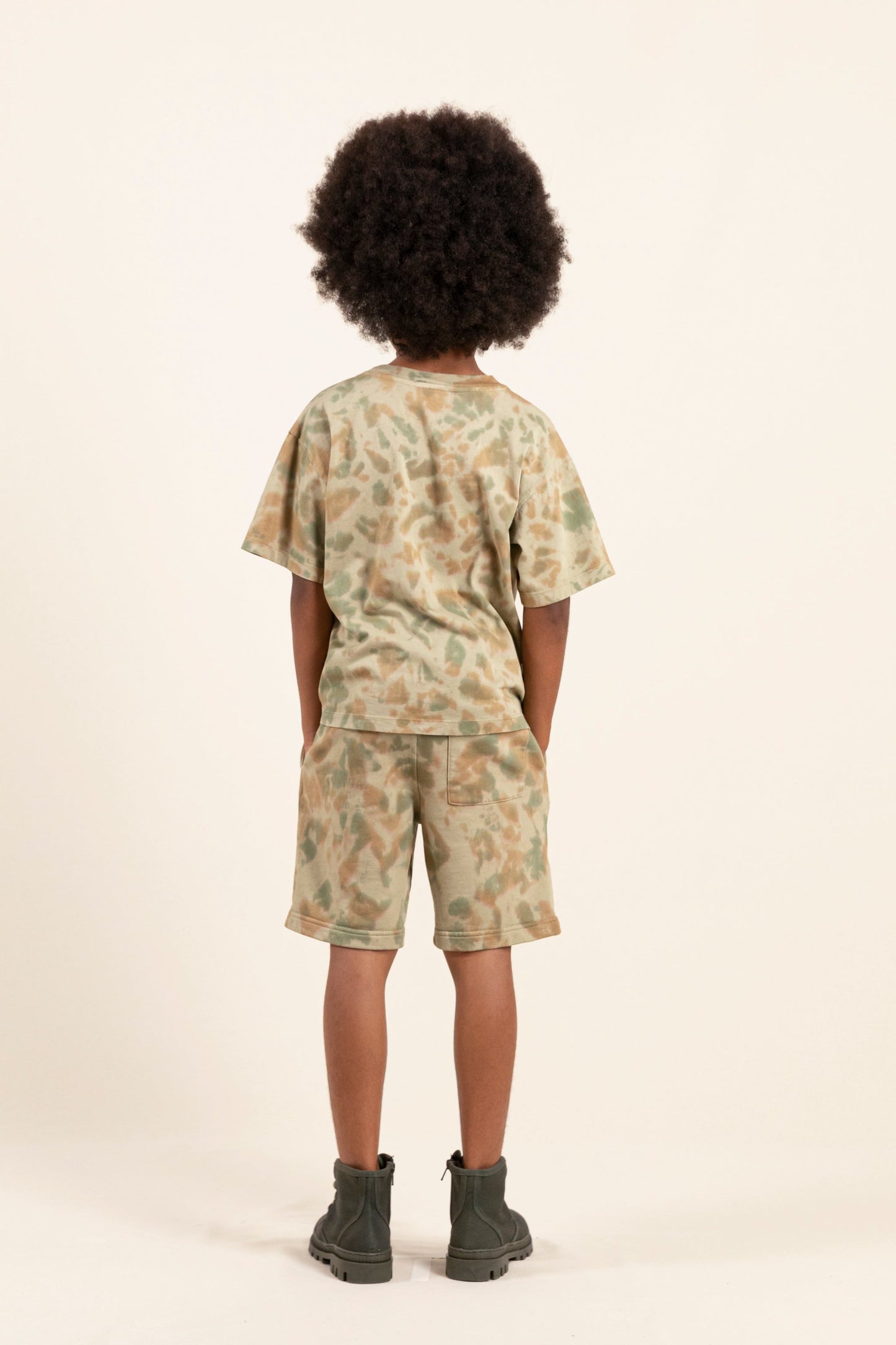 DUNK Khaki Tie & Dye - Bermuda Shorts | Women