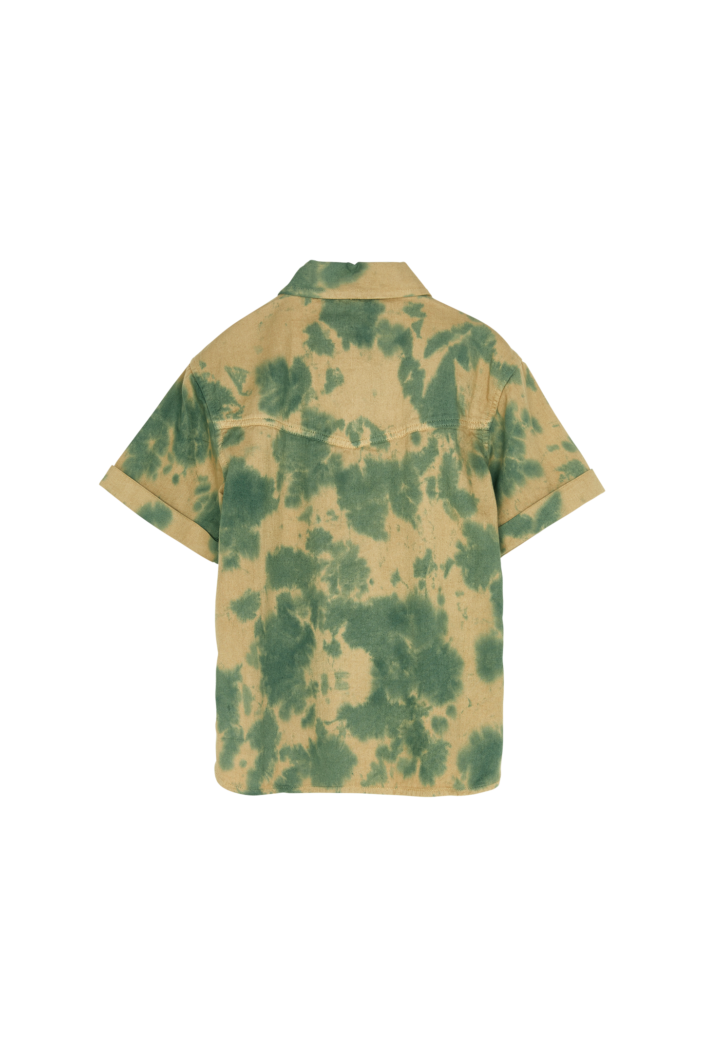 DUSTER Khaki  Tie & Dye - Short Sleeve Shirt | Women