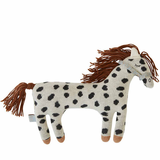 Darling - Little Pelle Pony - Offwhite / Black Soft Toys OYOY 
