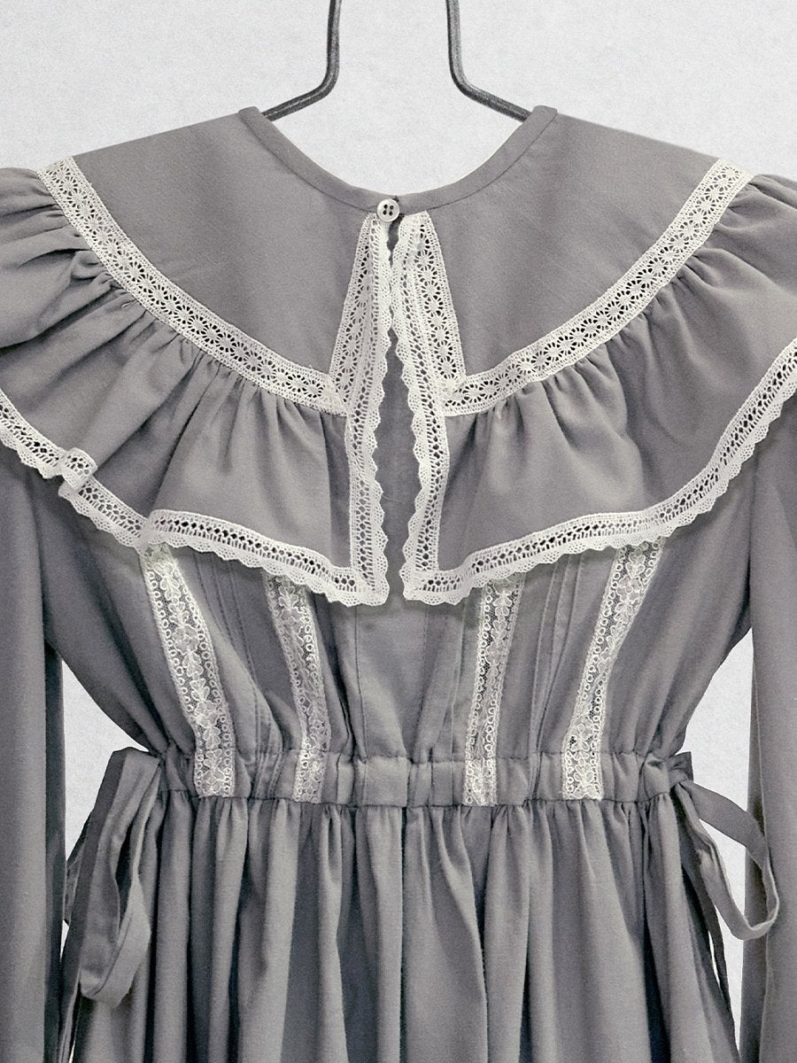 The Dahlia Dress Dresses Five of us Solid collar 3 years 