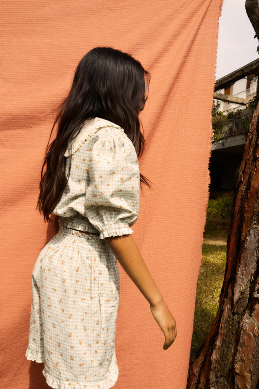 Moss poplin luna short