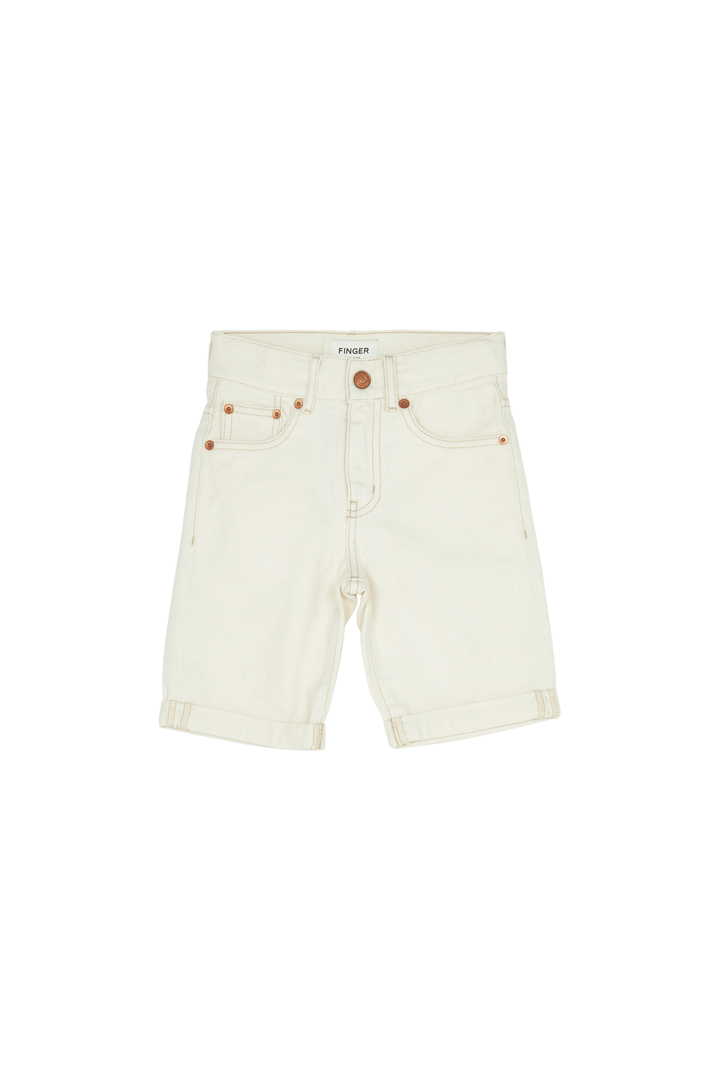 EDMOND Raw Ecru - 5-Pocket Comfort Fit Shorts | Women